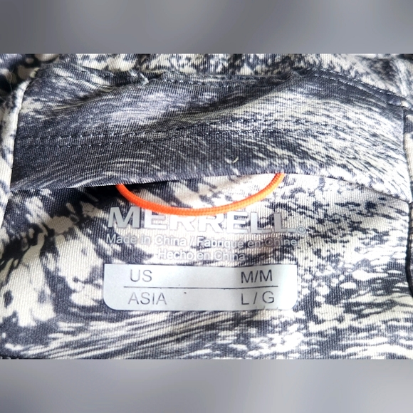 NWOT Merrell Evermove Tight, Asphalt Marble Print, M - Picture 4 of 4